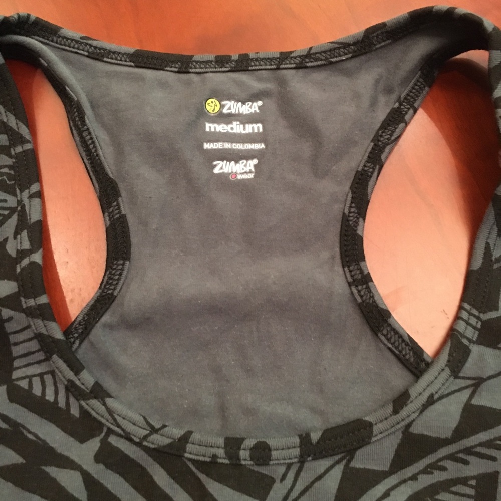 Zumba fitness racer back tank top - Picture 3 of 11